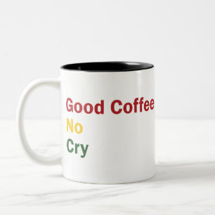 BobCoffee Two-Tone Coffee Mug