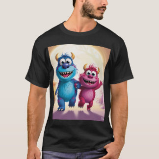 Bobo and Zippy: Bright Friends in a Monster World T-Shirt
