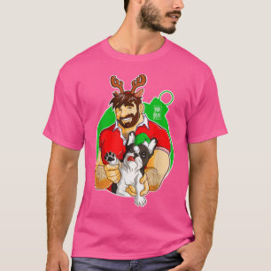 Bobo Bear - Adam Likes Frenchies - Christmas T-Shirt