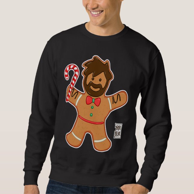 Bobo Bear  Gingerbread Bear  Christmas Sweatshirt (Front)