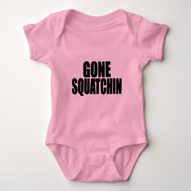 Bobo GONE SQUATCHIN Shirt FindingBigfoot (Front)