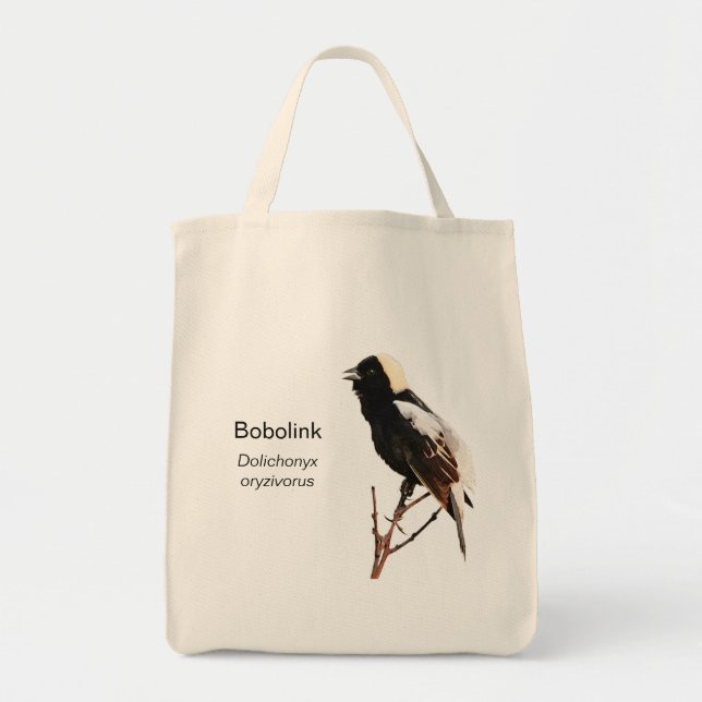Bobolink Grocery Tote Bag (Front)