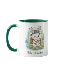 Bobo's Adventure Bunny Coffee Mug - Cute Kawaii