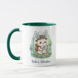 Bobo's Adventure Bunny Coffee Mug - Cute Kawaii