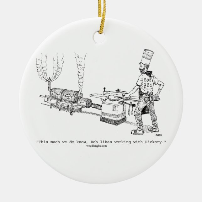 Bob's BBQ Ornament (round, oval, square) (Front)