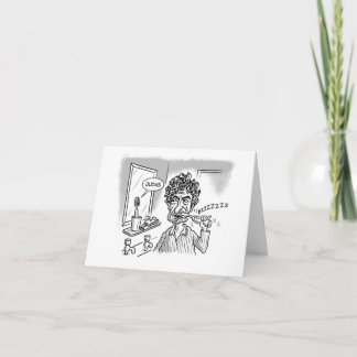 Bob's unhappy toothbrush card