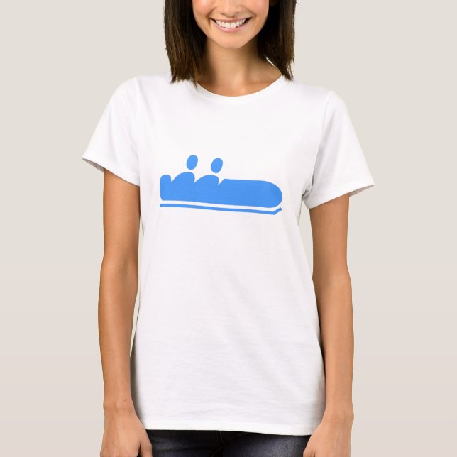 Bobsleigh - Baby Blue T-Shirt (Front)