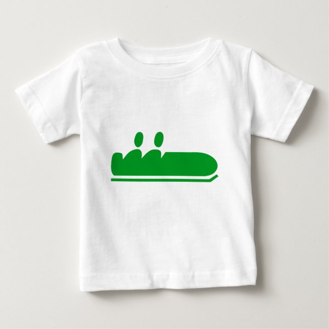 Bobsleigh - Grass Green Baby T-Shirt (Front)
