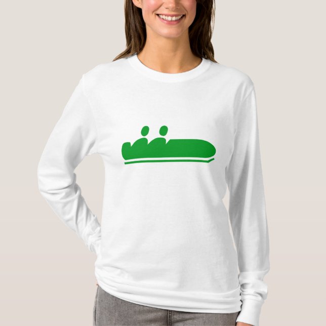 Bobsleigh - Grass Green T-Shirt (Front)