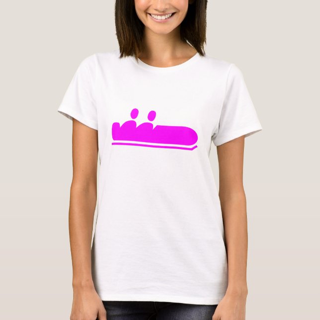 Bobsleigh - Magenta T-Shirt (Front)