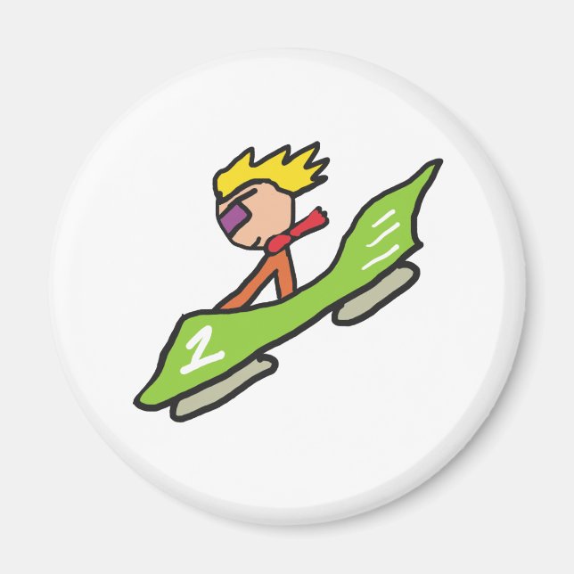 Bobsleigh Magnet (Front)