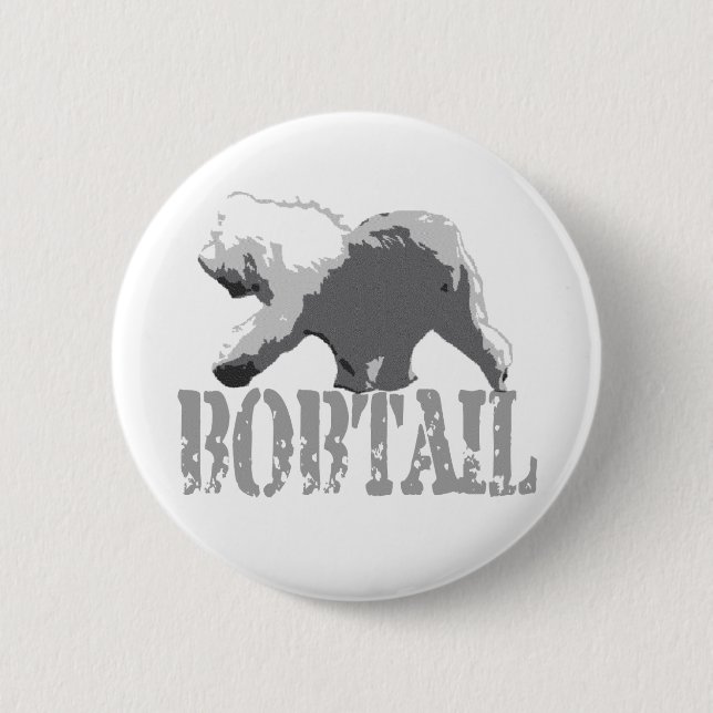 Bobtail 6 Cm Round Badge (Front)