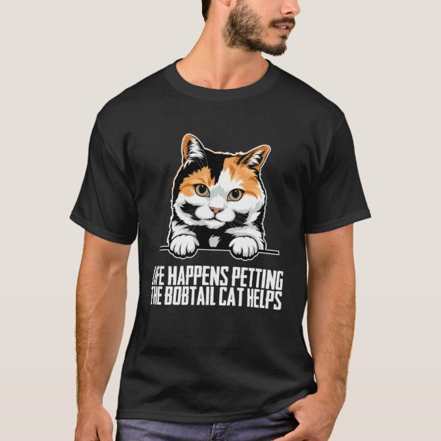 Bobtail  Bobtail cat  Bobtail kitten  1 T-Shirt (Front)