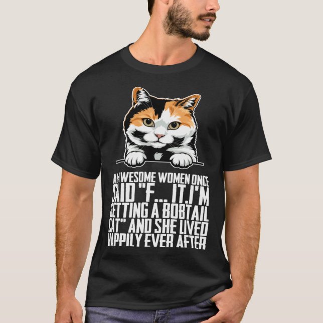 Bobtail  Bobtail cat  Bobtail mum T-Shirt (Front)