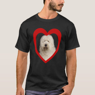 Bobtail Dog Heart Old English Sheepdog Bobtail 2 T-Shirt