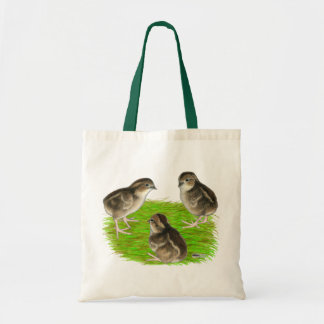 Bobwhite Quail Chicks Tote Bag