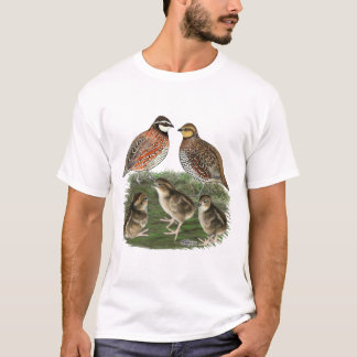 Bobwhite Quail Family T-Shirt