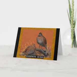 Bobwhite Quail (Georgia, Missouri and Tennessee) Card