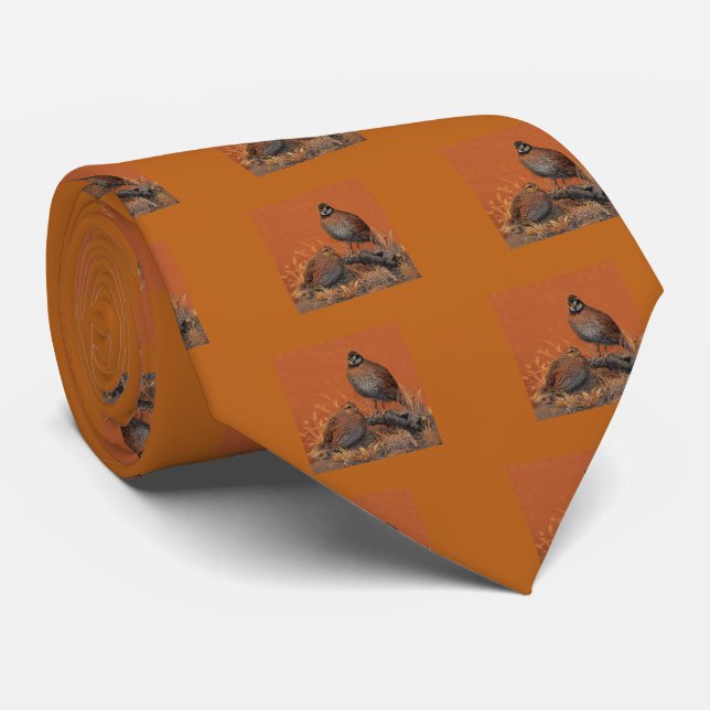 Bobwhite Quail (Georgia, Missouri and Tennessee) Tie (Rolled)