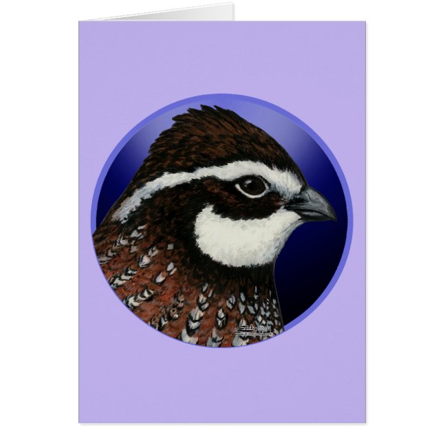 Bobwhite Quail Head Circle (Front)
