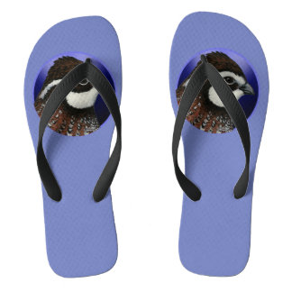 Bobwhite Quail Head Circle Jandals