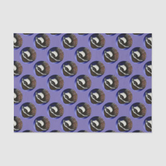Bobwhite Quail Head Circle Tissue Paper