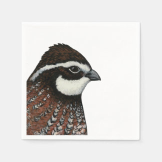 Bobwhite Quail Head Napkin