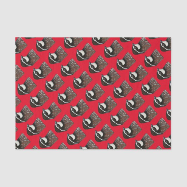 Bobwhite Quail Head Tissue Paper (Front)