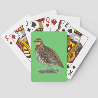Bobwhite Quail Hen Playing Cards