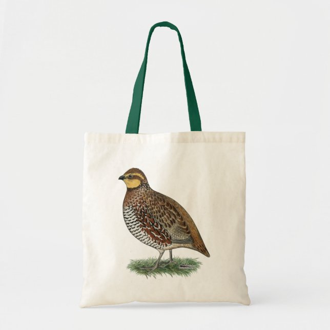 Bobwhite Quail Hen Tote Bag (Front)