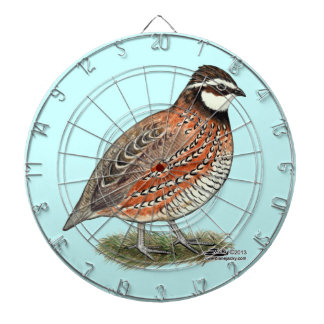 Bobwhite Quail Rooster Dartboard
