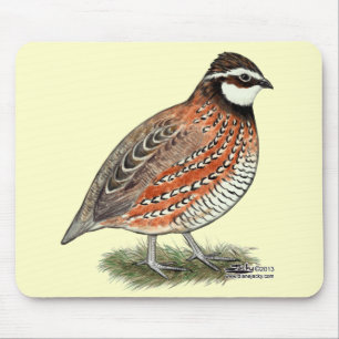 Bobwhite Quail Rooster Mouse Pad