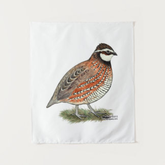 Bobwhite Quail Rooster Tapestry