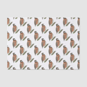 Bobwhite Quail Rooster Tissue Paper