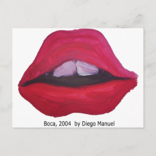 Boca by Diego Manuel Postcard