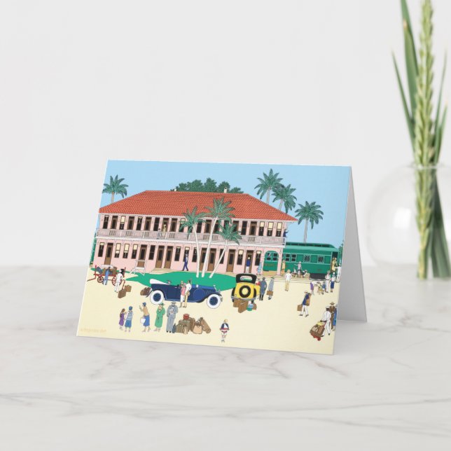 Boca Grande Historic Railroad  Card (Front)