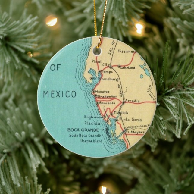 Boca Grande Useppa Island Ornament (Tree)
