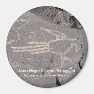 Boca Negra Canyon Petroglyph Magnet