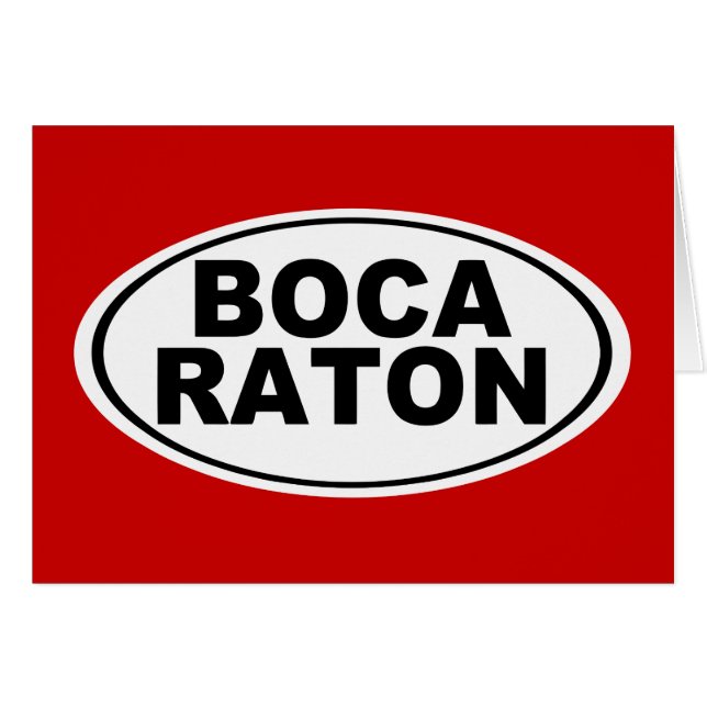 Boca Raton Florida (Front Horizontal)