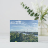 Boca Raton Florida Scenic View Postcard