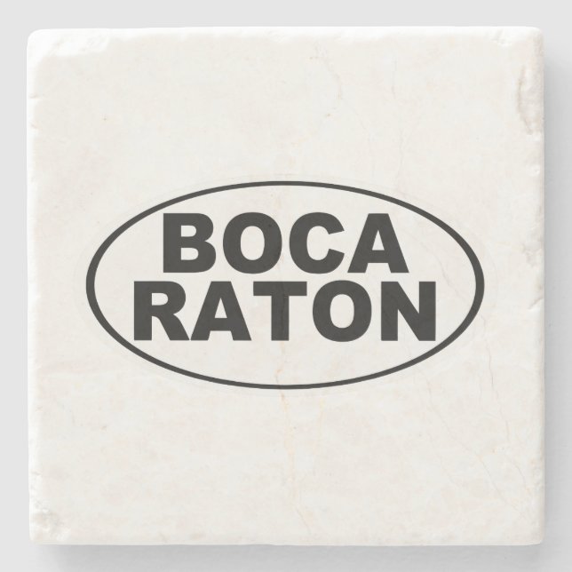 Boca Raton Florida Stone Coaster (Front)