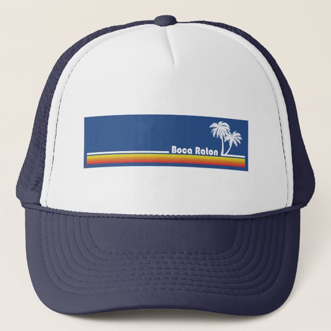 Boca Raton Florida Trucker Hat (Front)