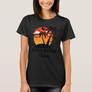 Boca Raton Florida Vacation Beach Tropical Family  T-Shirt