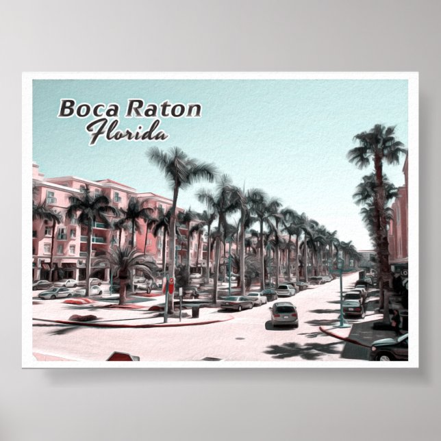 BOCA RATON - PALM BEACH FLORIDA POSTER (Front)