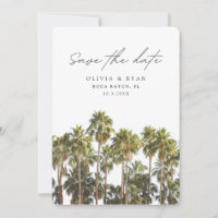 Boca Raton Wedding Florida Save the Date
