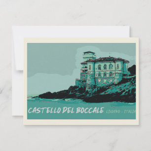 Boccale Castle, Tuscany's Coastal Landmark, Italy Postcard
