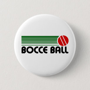 Bocce Ball 6 Cm Round Badge