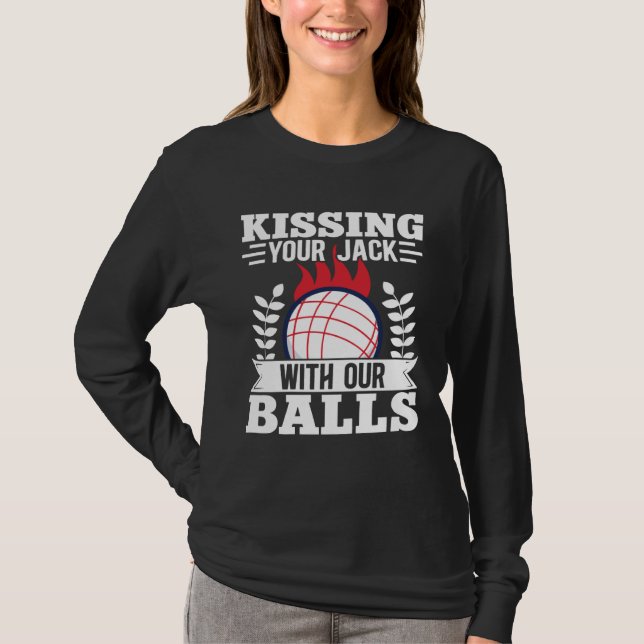 Bocce Ball Bocce Player  26 T-Shirt (Front)