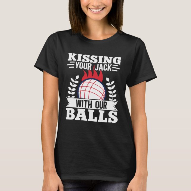 Bocce Ball Bocce Player  26 T-Shirt (Front)