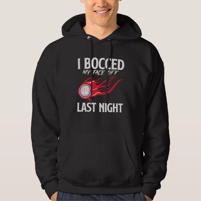 Bocce Ball Bocce Player 2 Hoodie (Front)